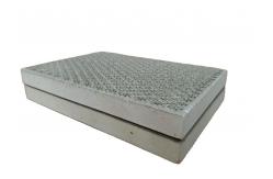 China Rectangle Cordierite Gas Ceramic Heater Plates Tile Honeycomb supplier