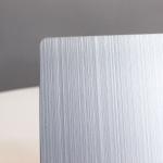 Flat Shape Hairline 201 Stainless Steel Sheet Cold Rolled DIN EN Standard for sale