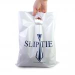 Plastic Handle Packaging Bag Die Cut Bag Shopping Bag With Own Logo for sale