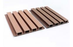 China Exterior 3D Wall Panel 140mm - 160mm Wooden Grain WPC Wall Siding supplier