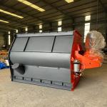 Stainless Steel Twin-Shaft Paddle Mixer For Gypsum Chemical Powder Foil And Case Packaging Options for sale