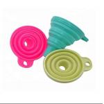 Flexible Soft Silicone Funnel Kitchen Funnel Set,Food Grade Silicone Funnel for sale
