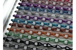 China Salon Partition Metal Mesh Drapery Composed By Double Hook Aluminum Chains supplier