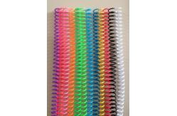 China 1/4  2 PVC PET Plastic Single Loop Spiral Coil Binding supplier