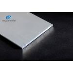 Square Brushed Aluminum Flat Profile Electrophoresis 60mm Aluminium Flat Bar