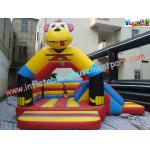 Monkey Commercial Bouncy Castles , Moonwalk Bouncer CE Blower For Children for sale