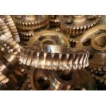 Cast Tin Bronze Worm Shaft And Worm Gear Wheel Set Transmission Spare Parts for sale