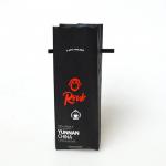 Foil Gusseted Mylar Matte Black Coffee Bags CMYK Printed ISO9001 for sale