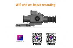 China IP67 F1.1 Objective Lens Thermal Rifle Scopes For Nighttime Hunting supplier