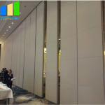 Removable Sliding Partition Walls Interior Room Divider Acoustical Wall Panel Fabric for sale