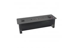 China Black 1.5m Cable Desktop Embedded Flip Up Power Outlet supplier