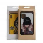 Custom cardboard printing decals for cell phone case paper packaging box for sale