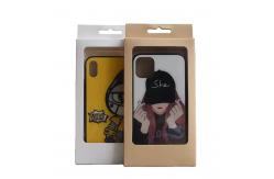 China Custom cardboard printing decals for cell phone case paper packaging box supplier