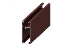 China 6063/6061 Aluminum Slide Window Profile / Powder Coated Aluminum Window Extrusion Profile supplier