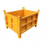 Foldable Galvanized 1.0mm Thickness 48KG Metal Pallet Container for sale