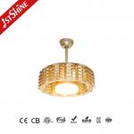 6 Speed Dc Motor Bladeless LED Ceiling Fan Low Power Consumption