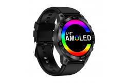 China DM50 Men Smart Watch Amoled Display BT Call Smartwatch With Music Player supplier