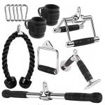 China High position pull-down fitness handle, large and small bird equipment accessories, gantry frame, electroplating manufacturer