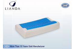 China Visco-Elastic Memory Foam Pillow Cooling Gel Contour Help Deep Sleep supplier