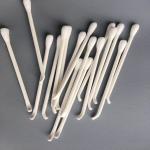 12mm Bathroom Ear 200pcs / Bag Bamboo Cotton Swabs for sale