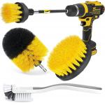 5 Pieces 10cm Cordless Drill Scrub Brush Attachment Polypropylene Wire for sale