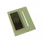 Leather Wireless Charging Notebook for sale