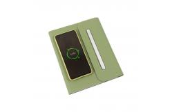 China Leather Wireless Charging Notebook supplier