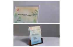 China 0.5 Vertical Acrylic Picture Frames Eco Friendly Personalized Acrylic Photo Frame supplier