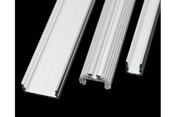 6063 - T5 Construction Aluminum Profile Extrusion Channel With PVDF / Powder Coating