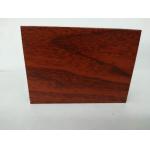 Wood Grain Imitating Finish Aluminum Window Frame Profile Fire - Resistant for sale