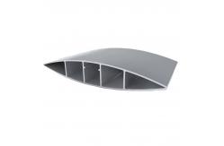 China Custom Building Facade Extruded Aerofoil Fins Aluminum Profile Louvers Blade supplier