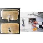 Vertical / Horizontal Stainless Steel Wall Soap Dispenser 1200ml With Brass Pump