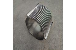 China Welded End Connection Curved LED Display Screen with High Strength Performance supplier