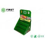 Custom Made Portable 4C Offest Printing Cardboard Recycled Paper Counter Display Stand