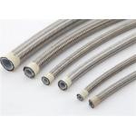 Steel AISI 304 Over Braid Smooth PTFE Hose for Oil / Coolant for sale