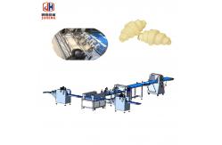 China Small Durable Croissant Rolling Machine Croissant Dough Roller For Business supplier