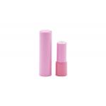 SGS Hot Stamping Cute Empty Lip Balm Containers Cylinder Shaped for sale