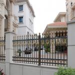 Slat Privacy Black Powder Coated Aluminum Railing Balustrades Handrails For Decks for sale