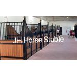 Customized Size 14 Foot Horse Stall Fronts Infill Bamboo Steel Frame for sale