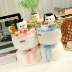 Graduation Plush Bear Bouquet - Floral Gift for Grads, Her & Valentine's Day 20x40cm plush for sale