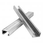 Building or Construction HDG Perforated Galvanized U Channel, PV Mounting Structure Cold Formed Channel for Solar System for sale
