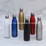 0.5mm Thickness Stainless Steel Mug Powder Coated 22OZ Cola Shaped Sports Water Bottle for sale