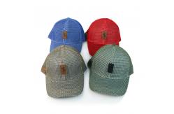 China Full Mesh 6 Panel Quick Dry 58cm Fitted Baseball Cap supplier