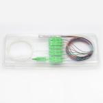 LSZH/PVC SC/APC Steel Tube Type PLC Splitter 1x8 for FTTH FTTB FTTX Network for sale