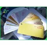 Recycled Pulp Type Ivory Board Paper Metallized Film Surface Material for sale
