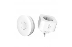 China SIXWGH Remote Control Lamp Socket Electronic EU Plug Waterproof Kinetic Energy Switch supplier