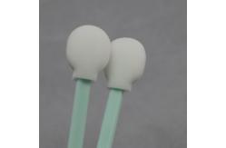 China Electronics Circular Head Disposable Cleanroom Foam Swabs supplier