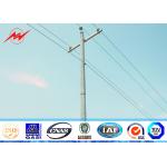 12m 1250DAN Steel Utility Pole GR65 Material For Togo Electric Distribution