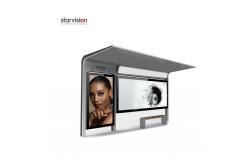 China Static / Scrolling Poster Smart Bus Shelter 4200*2500*1600mm supplier