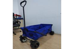 China Removable Beach Wagon Cart All Terrain Foldable Wagon With 7x4 '' Pu Wheel supplier